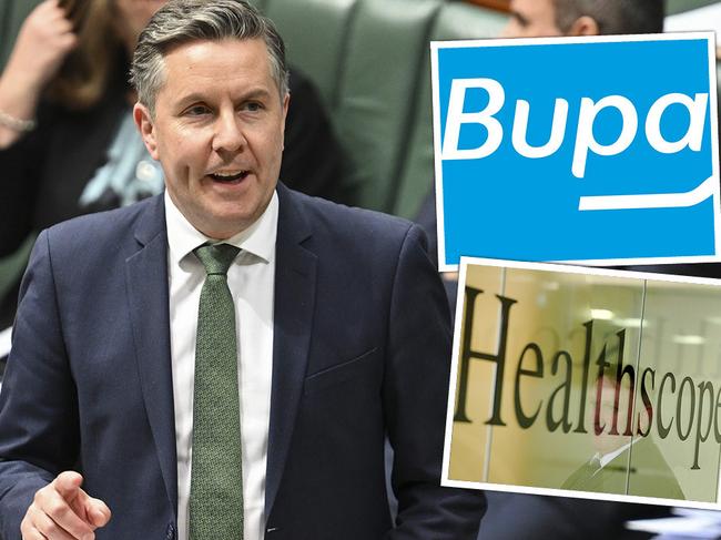 Mark Butler has told Bupa v Healthscope to get it together