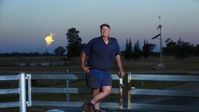 Farmer Peter Gett in his property near Narrabri. Picture: Britta Campion