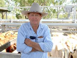 FARMERS 'SQUEEZED': Denis Urquhart from Theodore at the Central Queensland Livestock Exchange (CQLX). Picture: Jann Houley