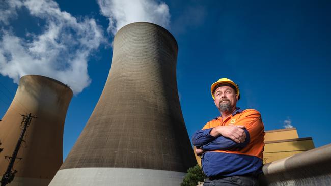 Peter Broeren, 55, worked in the industry since 1983. Victoria's Yallourn coal-fired power station will shut down four years earlier than expected in 2028. Picture: Jason Edwards