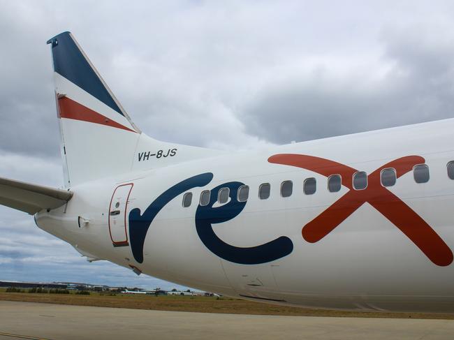 Arrival of Rex's 9th Boeing 737 - VH-8JS. Picture: Rex Airline