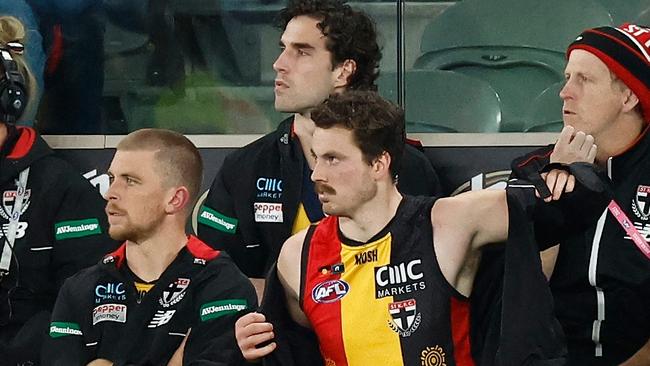 King, Ross and Cordy were all lost early for the Saints. (Photo by Michael Willson/AFL Photos via Getty Images)