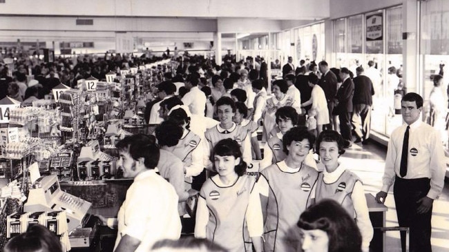 There was no social distancing at Burwood Kmart in 1969.