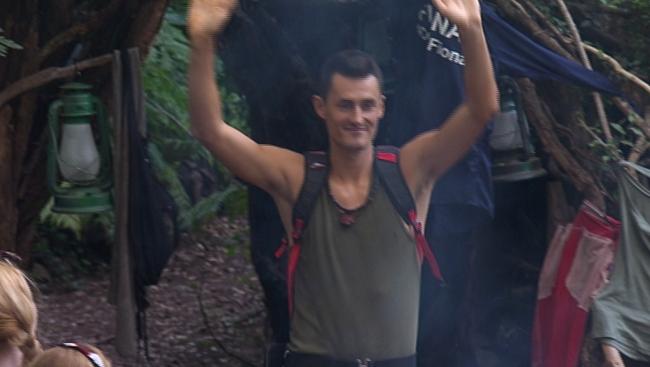 Bernard Tomic leaving the jungle on I'm A Celebrity ... Get Me Out Of Here!