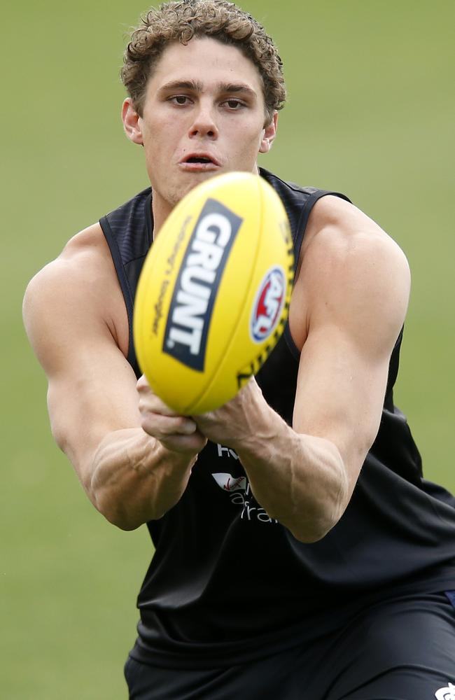 Curnow at training. Picture: Darrian Traynor/Getty Images