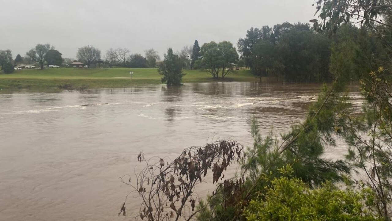 Authorities have warned people not to drive through floodwaters. Picture: Supplied