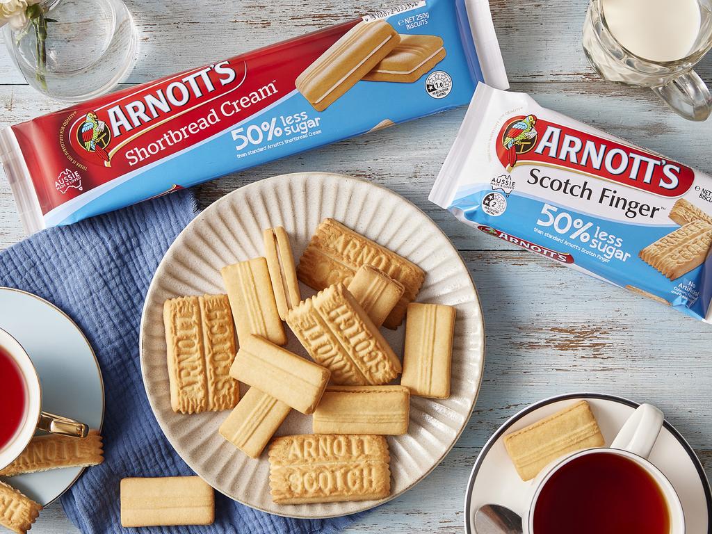 The low sugar biscuits were released on August 1. Picture: Supplied/Arnott's