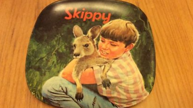 A Skippy dinner plate.