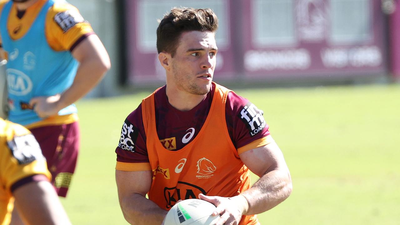 Brodie Croft, Brisbane Broncos training, Red Hill. Picture: Liam Kidston.