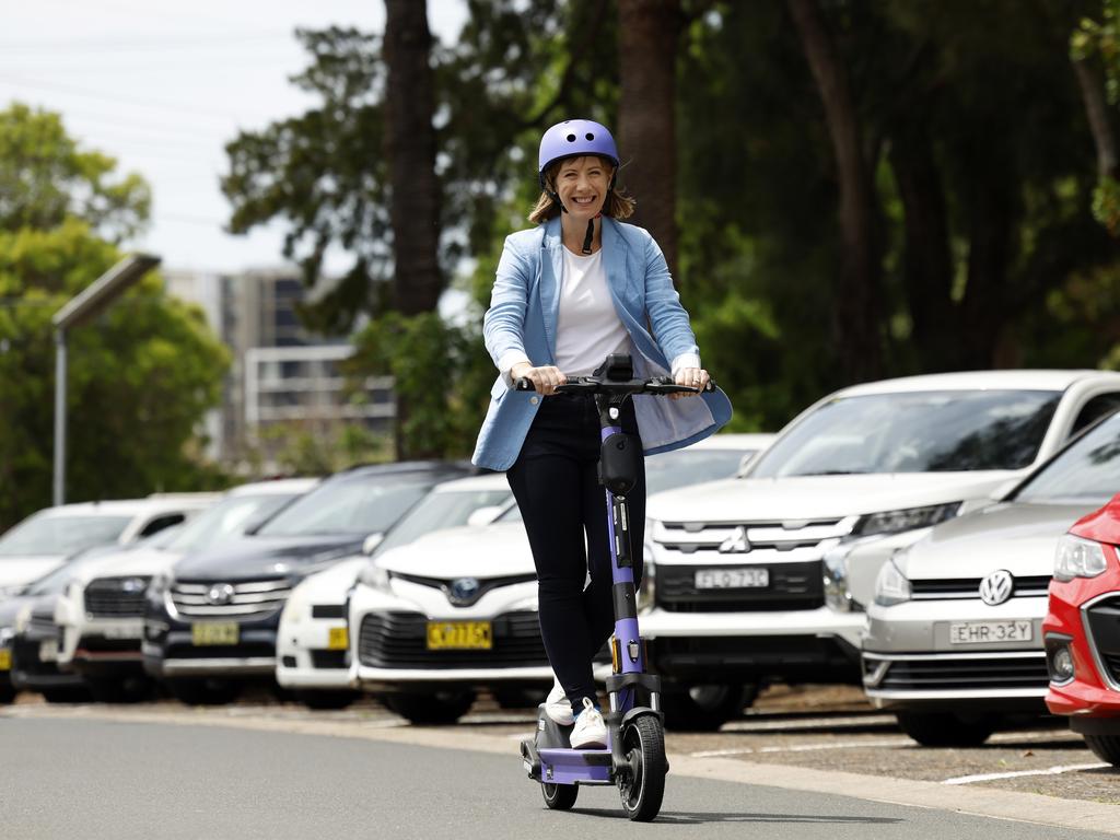 Transport Minister Jo Haylen said legalising e-scooters is a “win for everyone”. Picture: Jonathan Ng