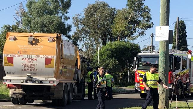 A woman in her 60s died after being hit by a garbage truck in Doonside on March 31. Picture: Kate Lockley