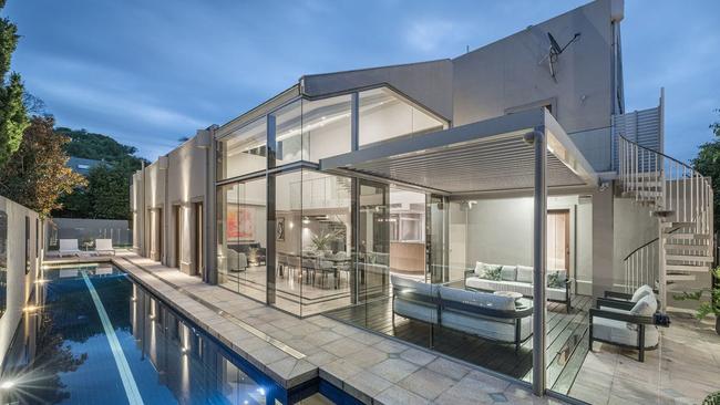 The five-bedroom, five-bathroom 8 St Ninians Court house in Brighton comes with $9.10m to $10m price guidance through Kay &amp; Burton Bayside agent Alex Schiavo.