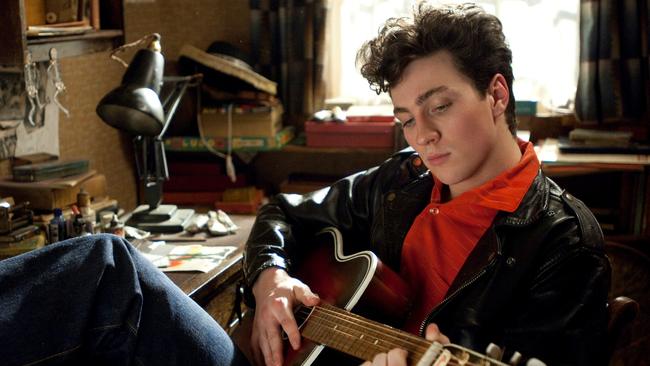 The pair met when 42-year-old Sam cast 18-year-old Aaron (pictured) in the Lennon biopic Nowhere Boy.