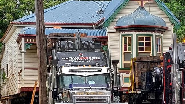 One of Lismore's first homes to be relocated after a buyback was accepted. Picture: Matty Johns