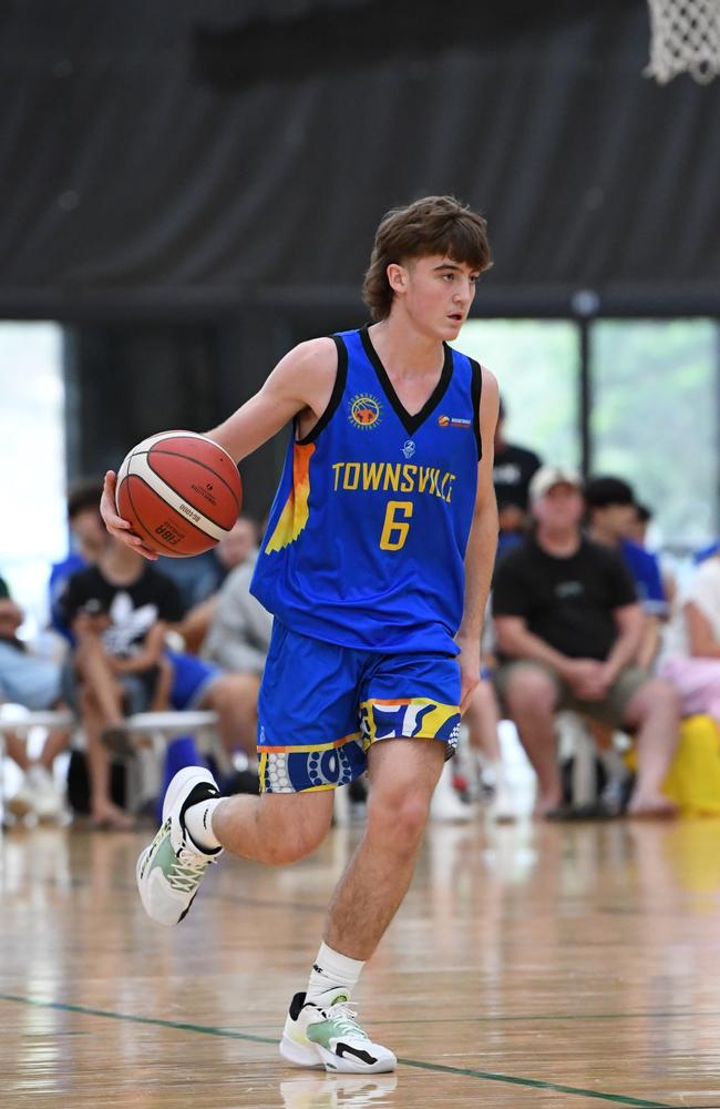 Townsville Heat guard Noah Anderson. Picture: Highflyer Images/Basketball Queensland