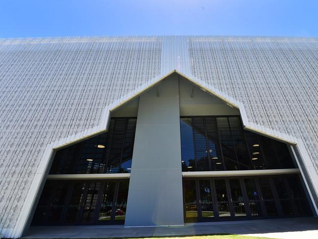 The $19 million three-storey East Precinct building at St PatrickÃ•s College Townsville. Picture: Shae Beplate.