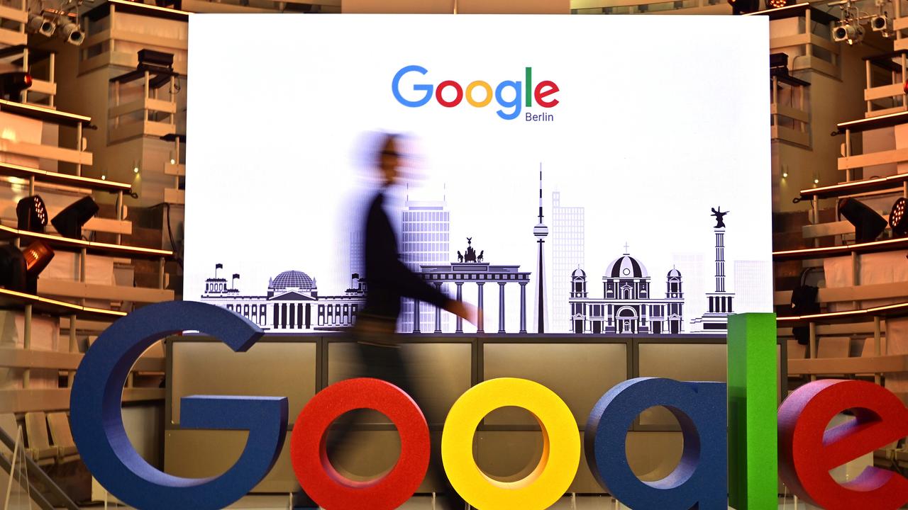 Google’s revenue declined but not by as much as predicted. Picture: Tobias Schwarz/AFP