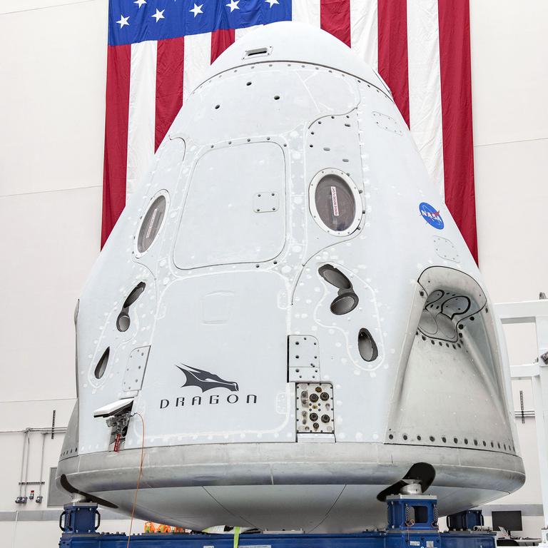 NASA and SpaceX prepare for first Crew Dragon flight to ISS | news.com ...