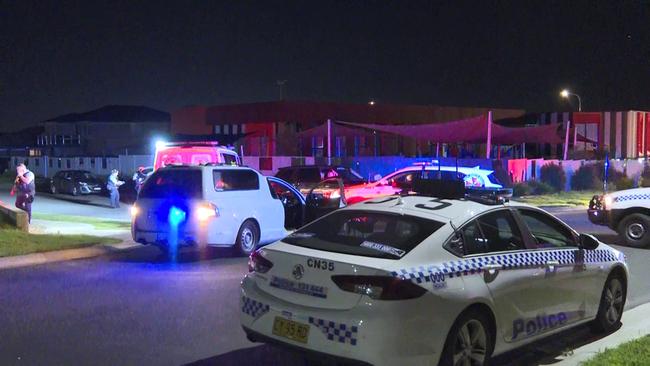 A man was hospitalised after he was shot in the leg at Leppington overnight. Picture: TNV