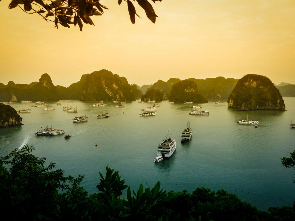 <p><b>HALONG BAY: </b>A surreal collection of limestone islands, rock formations and caves saw Halong Bay listed as a World Heritage site in 1994 and named one of the New Wonders of the World in 2012. Overnight boat trips let visitors take in the full experience of the bay, and, despite its popularity, its beauty still surprises many.</p>