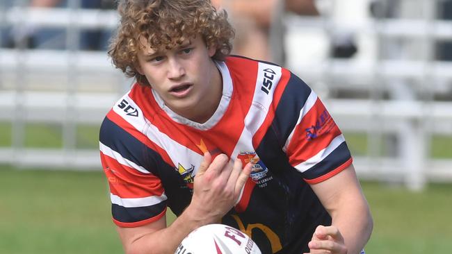 St Patrick’s College hooker Xavier Kerrisk during a match against Ignatius Park College in the annual Aaron Payne Cup. Picture: Evan Morgan