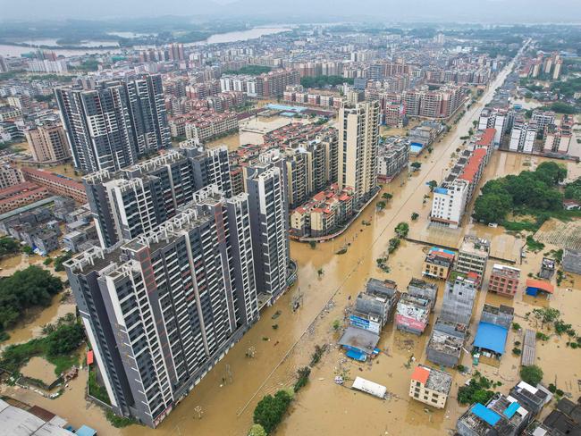 China is no stranger to extreme weather but recent years have seen the country hit by severe floods, grinding droughts and record heat. Picture: CNS / AFP