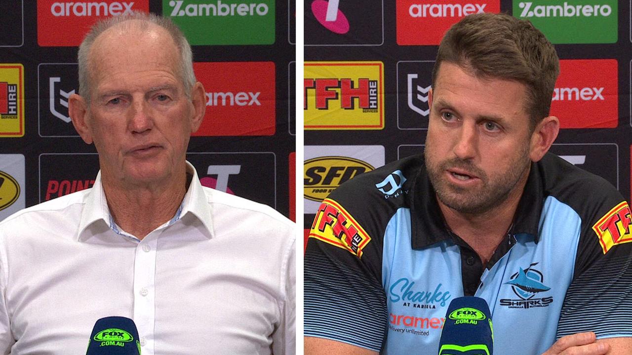 Wayne Bennett and Josh Hannay were disappointed with the officiating.