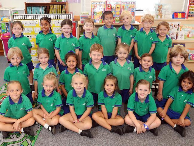 Miami State School prep class. PREP G Back row L to R: Laila Macleod , Eva Langridge, Aaliyah Matia, Benjamin Bailey, Mario Brown, Baden Christian, Jake Beplate, Summer Telford Middle Row L to R: Isaiah Richards, Charlotte Ford, Rio-Jane Mansy, Levi Atherton, Jessikah Horvath, Vinnie Berlouis, Lennox Dwyer Front Row L to R: Mia Harbison, Maya Connors, Harper Alloway, Harlow Taikato, Ahslee Bratt, Nalah Steadman Photo by Richard Gosling