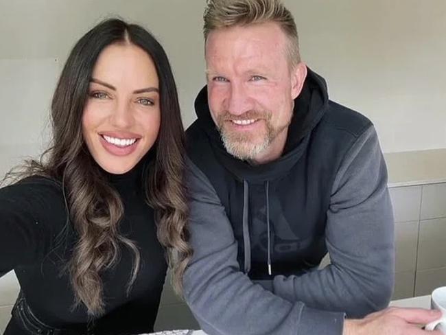 Alex Pike and Nathan Buckley have a relationship based on equality. Picture: Instagram