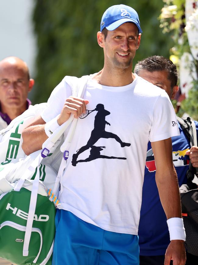 Novak Djokovic expects ‘fireworks’ in the final. Picture: Getty Images