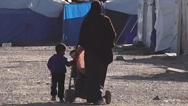 Australian women and their children remain in the North East Syrian refugee camp. Picture: Save the Children Australia