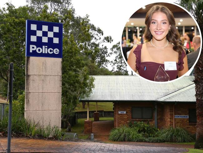 Mia Sims was driving to Burleigh Heads when she noticed a man on the edge of the overpass