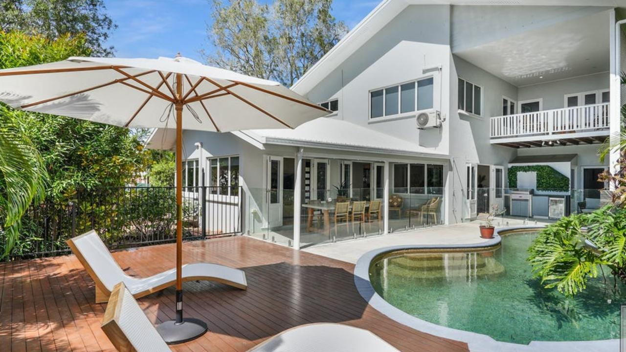 This house in Bayview Heights, a suburb in Cairns, is listed for offers over $979,000