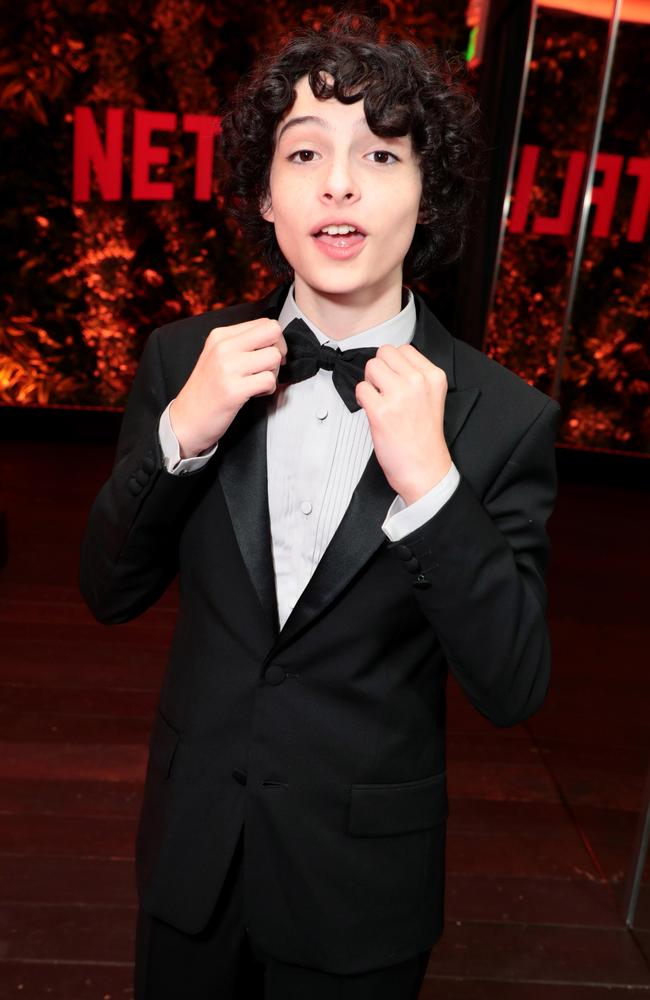 ‘Stranger Things’ star Finn Wolfhard seen at the Netflix Primetime Emmys Party. Picture: Shutterstock / Splash News