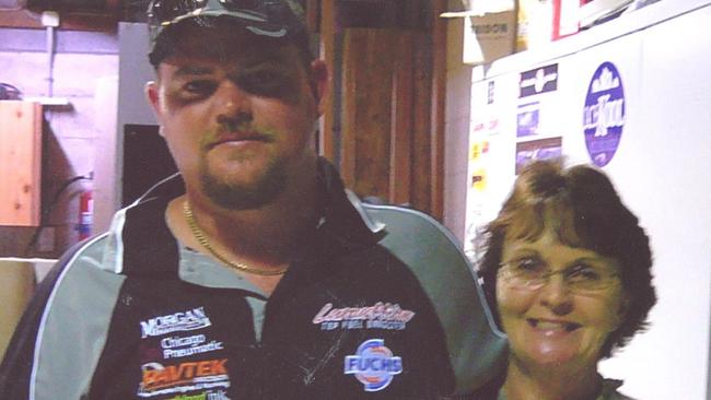 Victim Timothy Pullen with his mother Leanne Pullen