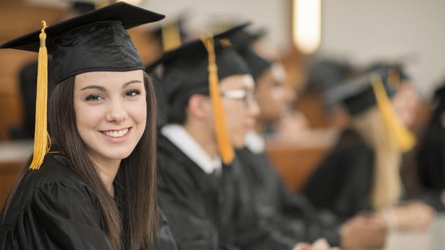 Student fees are likely to rise and graduates will likely be required to pay back their loans faster under sweeping changes believed to be in next week’s Federal Budget. Picture: iStock