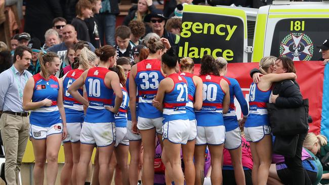 Horrific injury to hospitalised AFLW player revealed