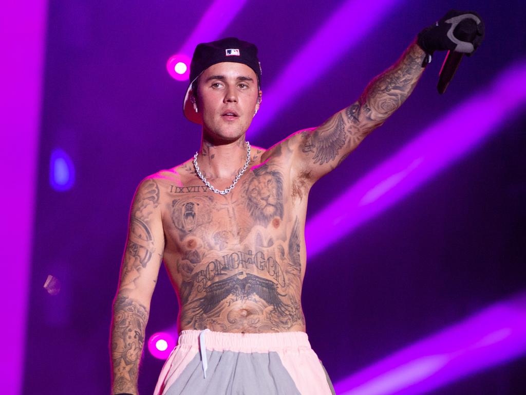 Bieber, seen here in 2022 at the Sziget Festival in Hungary, has hardly performed in two years. Picture: Joseph Okpako/WireImage