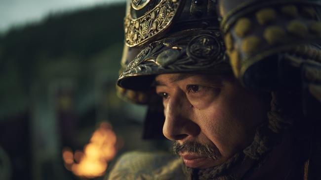 Hiroyuki Sanada as Yoshii Toranaga in a scene from Shogun.