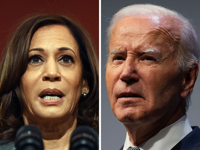 Kamala Harris and Joe Biden.