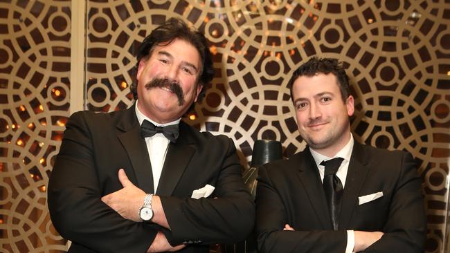 AFL great Robert DiPierdomenico and his son Dylan. Picture: Julie Kiriacoudis