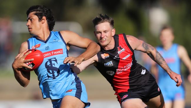 Shane McAdam made an impression during his first season with Sturt in the SANFL. Picture Matt Turner