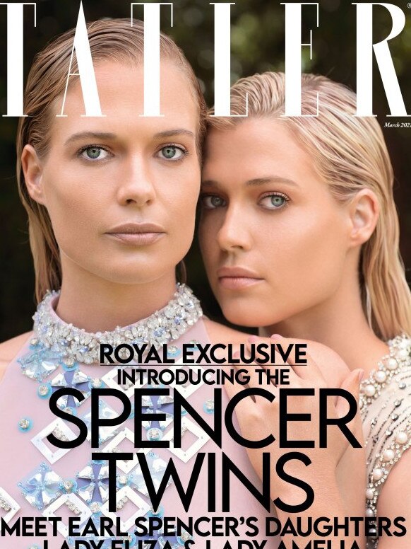 Lady Eliza Spencer and Lady Amelia Spencer. Picture: Tatler magazine