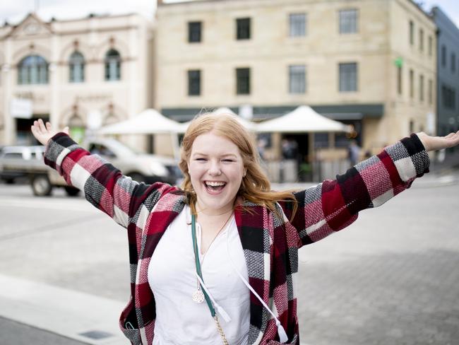 Award-winning chef Emily Hanson, 25, who has just moved back to Hobart from Melbourne, says the lockdowns meant her connection with society was lost. Picture: EDDIE SAFARIK