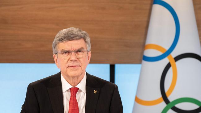 IOC president Thomas Bach has been criticised for his call with Peng. PIcture: AFP