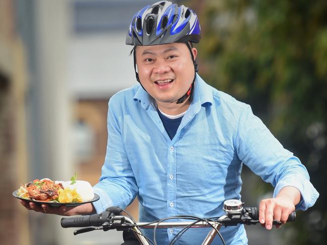 One hungry customer ordered over $1000 worth of food in a single delivery. Picture: Tony Gough