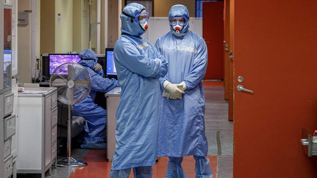 Hospitals in western Sydney at the forefront of the pandemic are experiencing low morale, according to sources. Picture: AFP