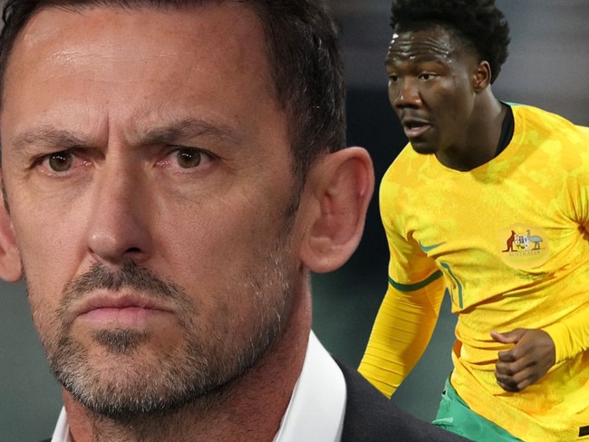 Tony Popovic is taking a risk dropping Nestory Irankunda, says Robbie Slater. Picture: Supplied