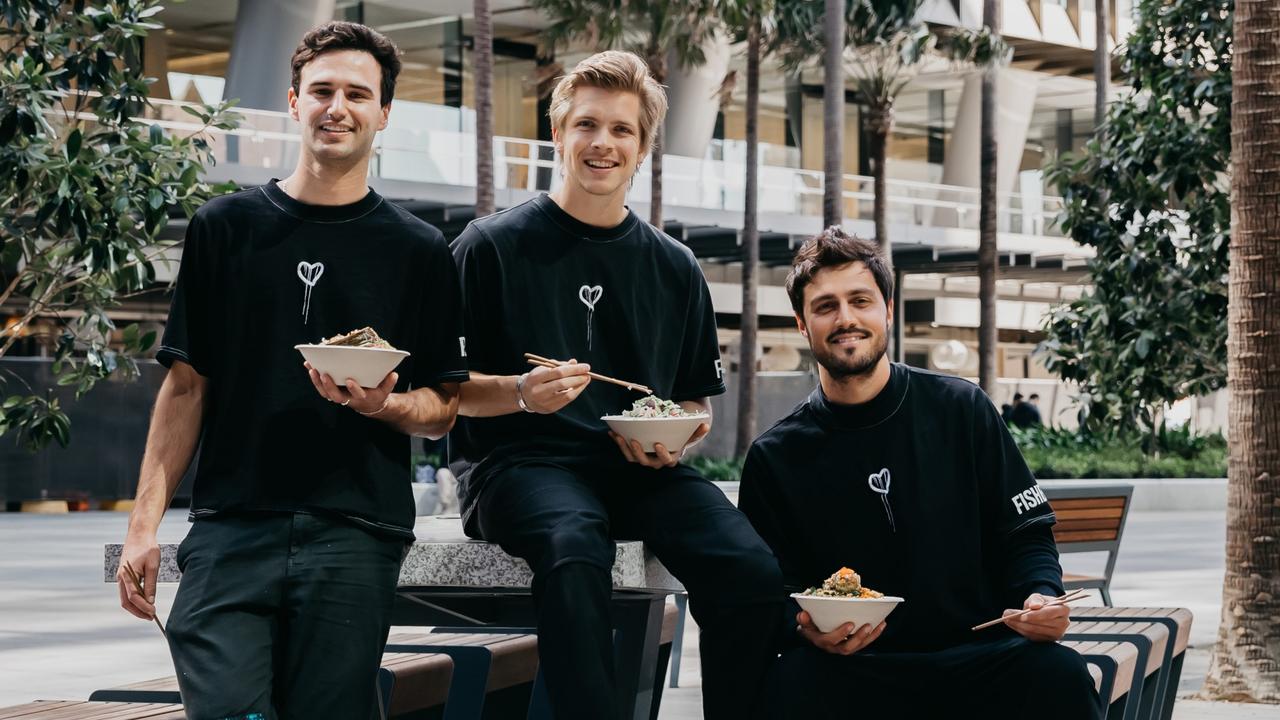 Fishbowl founders Casper Ettelson, Nic Pestalozzi and Nathan Dalah (pictured left to right) Picture: Supplied