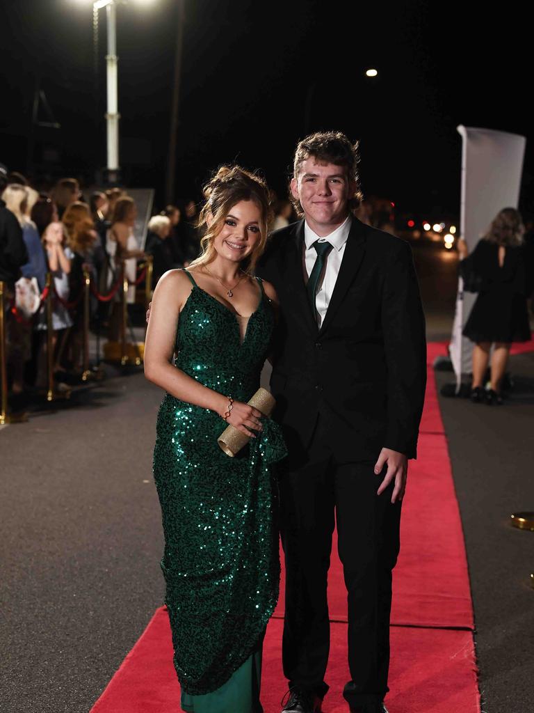 Ashton Whittle &amp; Annie Thomas at Xavier Catholic College year 12 formals. Picture: Patrick Woods.